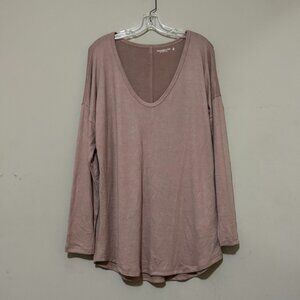 Abercrombie & Fitch Womens Soft A&F Cozy Brown Tan Camel Brown Sweater Top XL